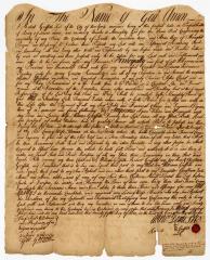 Probated will of Robert Griffith, 1761