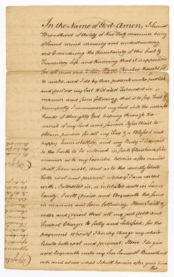 Probated will of Samuel Broadhurst, 1762