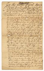 Probated will of Christopher Bancker Jr., 1762