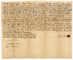 Probated will of Isaac Cole, 1762