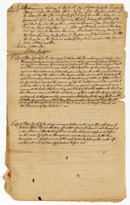 Probated will of Francis Lane, 1762