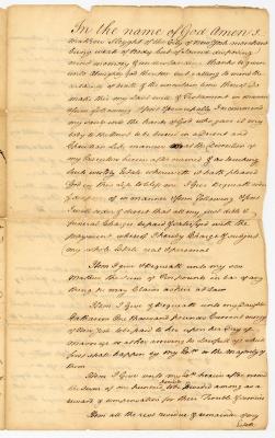 Probated will of Mathew Sleght, 1762