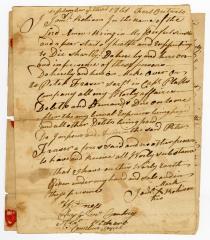 Probated will of James Robinson, 1762