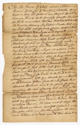 Probated will of Johannes Remmi, 1762