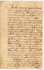 Probated will of Dennis Mcgillycuddy, 1762