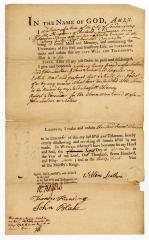 Probated will of William Leathem, 1762