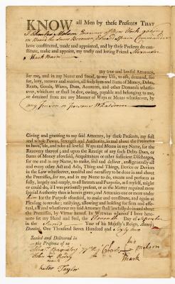 Probated will of Charles Nelson, 1762