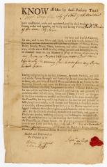 Probated will of Joseph Sharp, 1762