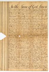 Probated will of John Smith, 1762