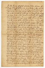 Probated will of John Nealson, 1762