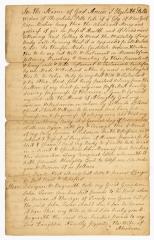 Probated will of Elizabeth Pell, 1762