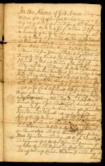 Probated will of John Waldron, 1762