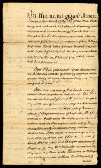 Probated will of Andrew Van Varck, 1762