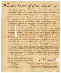 Probated will of John Van Wyck, 1762