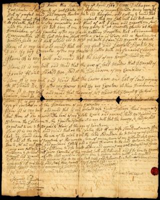 Probated will of Isaac Dolhagen, 1763