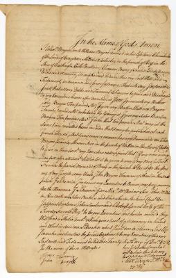 Probated will of Alexander Bayne, 1763