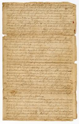 Probated will of Joshua Barnes, 1763