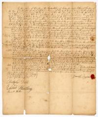 Probated will of Daniel Dayton, 1763