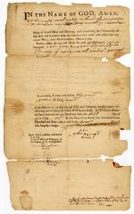 Probated will of John Craft, 1763