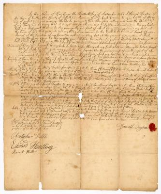 Probated will of Daniel Dayton, 1763