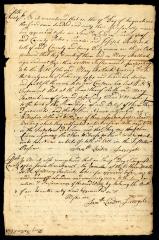 Probated will of Mary Halliock, 1763