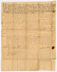 Probated will of Jonathan Hedges, 1763