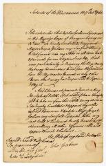 Probated will of Christopher Gorham, 1763