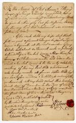 Probated will of Henry Lane, 1763