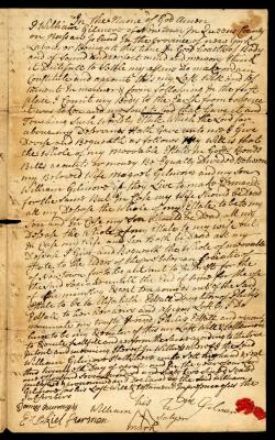 Probated will of William Gilmore, 1763