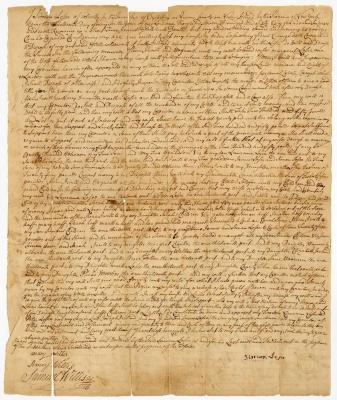 Probated will of Simon Losee, 1763