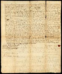 Probated will of Joseph Mott, 1763