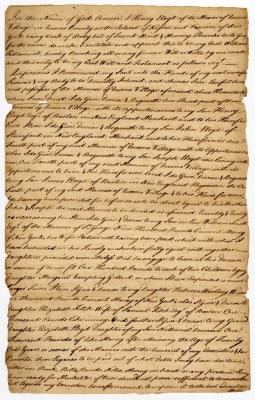 Probated will of Henry Lloyd, 1763