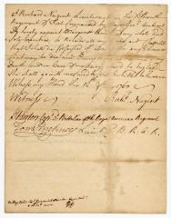 Probated will of Richard Nugent, 1763