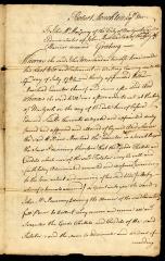 Probated will of John Moorhead, 1763