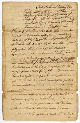 Probated will of Samuel Little, 1763