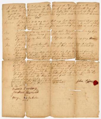 Probated will of John Ryder, 1763