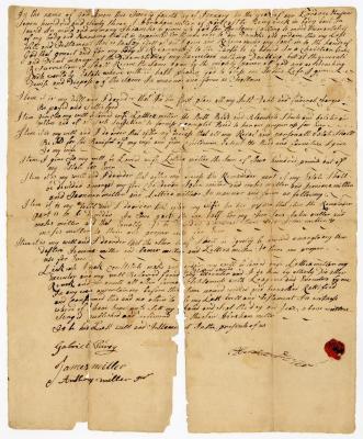 Probated will of Abraham Miller, 1763