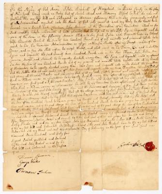 Probated will of John Birdsall, 1764