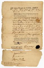 Probated will of Gideon Avory, 1764