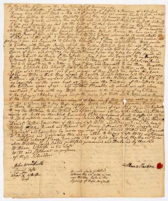 Probated will of William Albertson, 1764