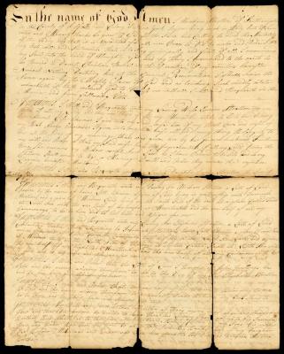 Probated will of Abraham Stratton, 1763