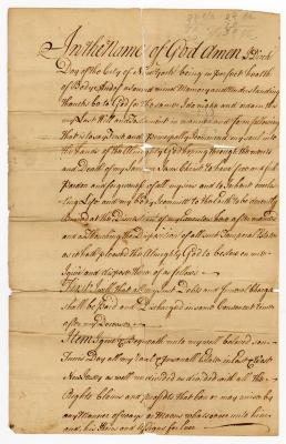 Probated will of Dirck Dey, 1764