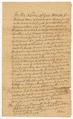 Probated will of Deborah Dean, 1764