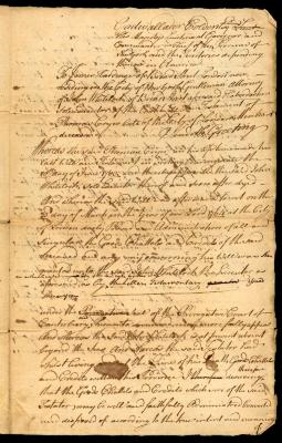 Probated will of Thomas Cryer, 1764