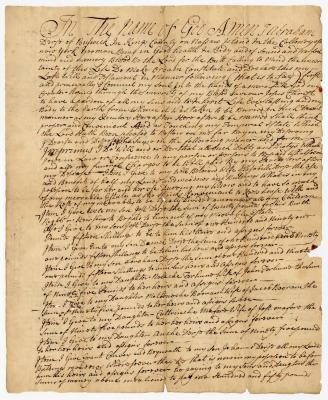 Probated will of Abraham Durje, 1764