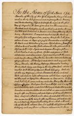 Probated will of John Brasher, 1764