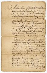 Probated will of Maria Lott, 1764