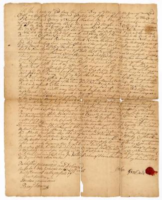 Probated will of John Grondain, 1764
