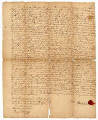 Probated will of John Grondain, 1764