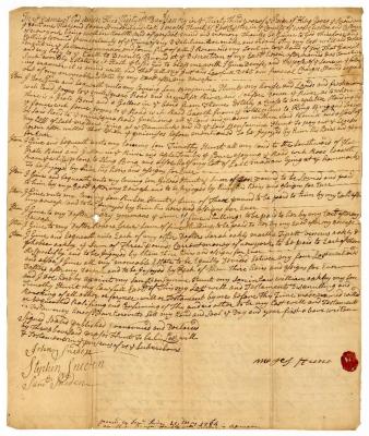 Probated will of Moses Hunt, 1764